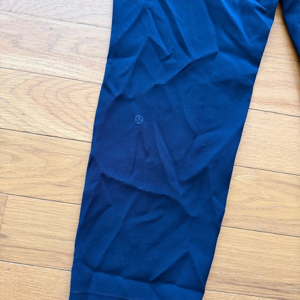 Lululemon Blue Tapered Leg Midrise Pants Women Size 8 - Picture 6 of 7